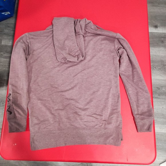 Harmony and Balance muted lavender lightweight  hoodie women's size S - Picture 3 of 5